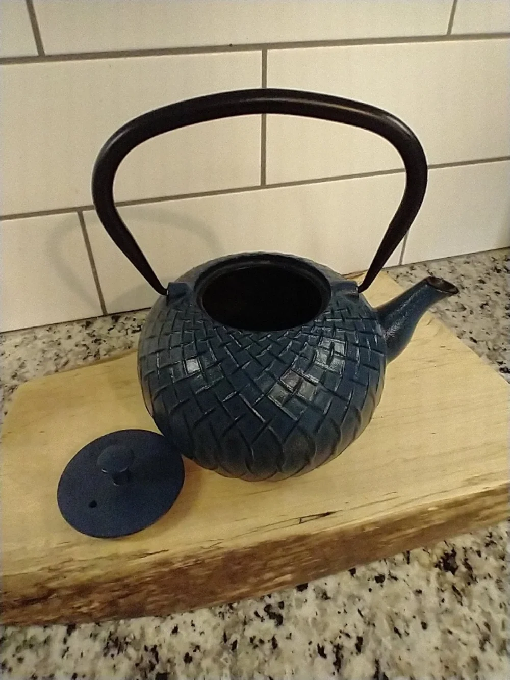Toptier Japanese Cast Iron Tea Kettle for Stove Top